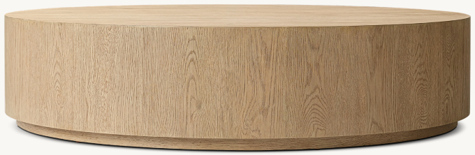 Montecito Plinth Round Coffee Table