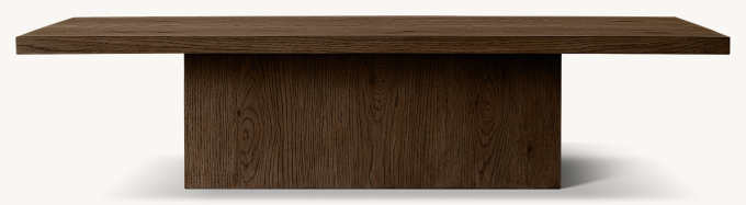 Montecito Pedestal Coffee Table RH