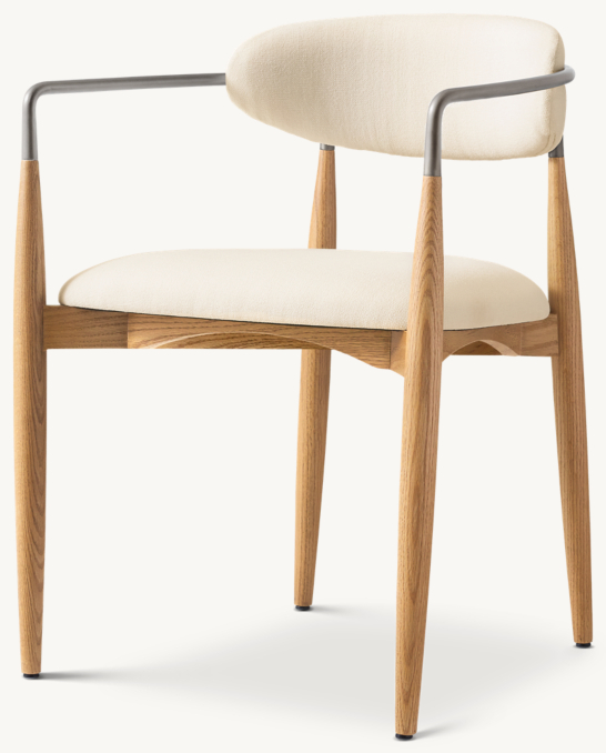 Arno Fabric Dining Side Chair | RH
