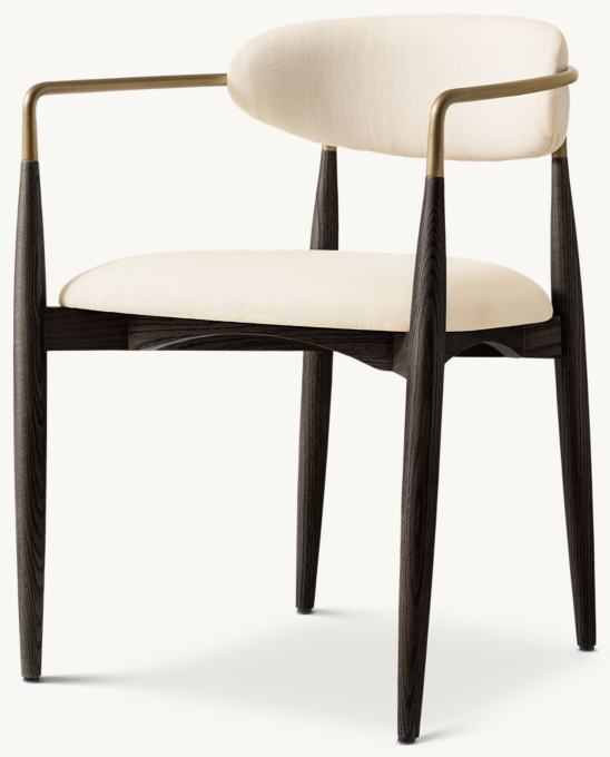 Arno Fabric Dining Armchair