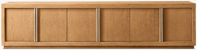 Bezier 6-Door Media Console