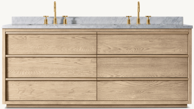 Bezier Double Vanity