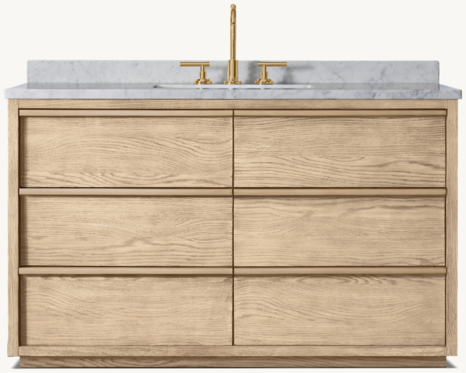 Bezier Single Extra-Wide Vanity