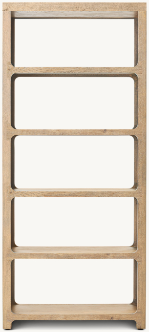 Davos Oak Shelving