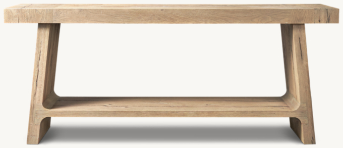 Davos Oak Console Table