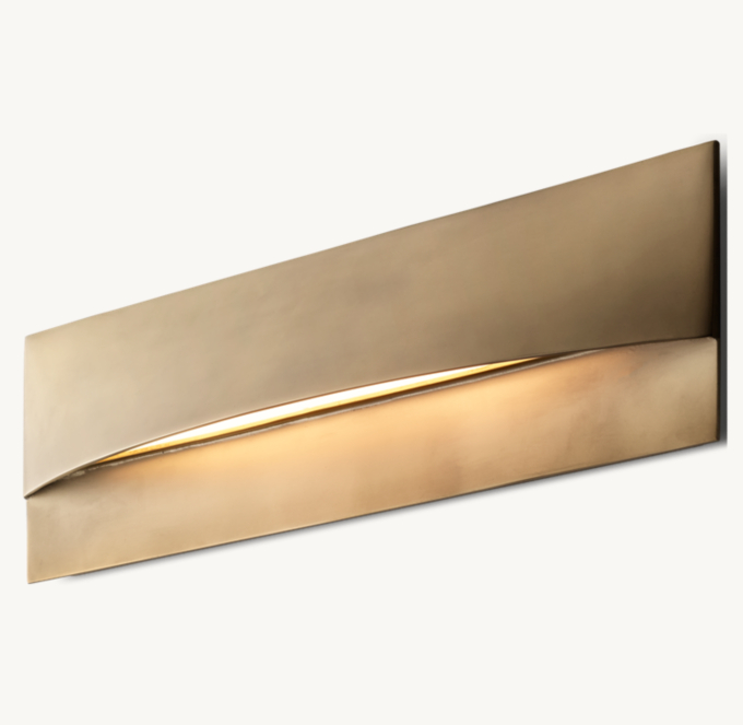 Taza Horizontal Rectangular Sconce