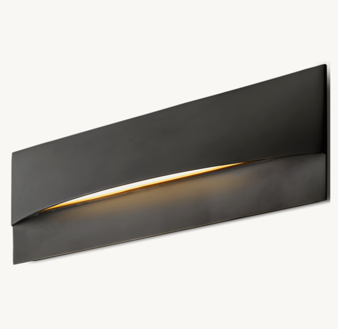 Taza Horizontal Rectangular Sconce