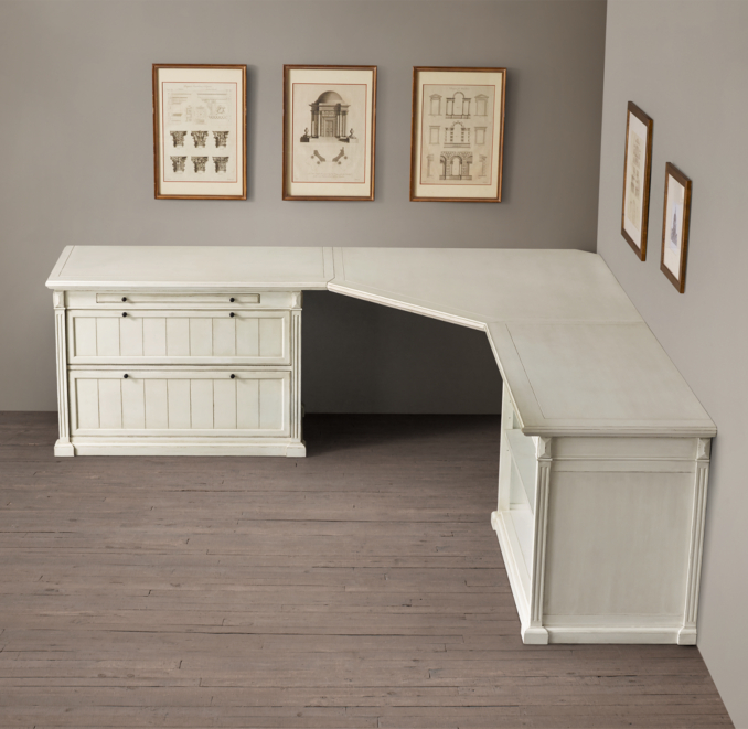 Library Modular System with Corner Desk