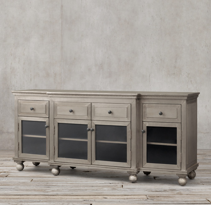 Annecy MetalWrapped Glass 68" Media Console