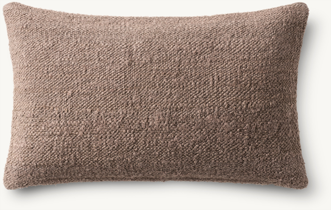 Overhead view of Surrana Linen Solid Pillow Cover - Lumbar  