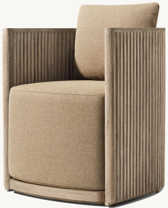 Byron Teak Full Seat Dining Armchair