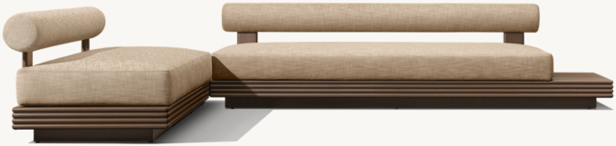 Bondi Aluminum Modular Left L-Sectional 