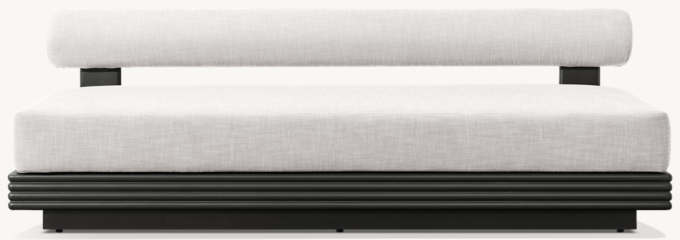 Bondi Aluminum Armless Sofa 