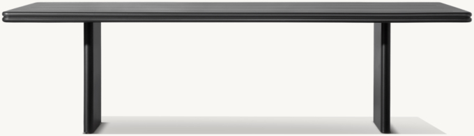 Bondi Aluminum Rectangular Dining Table 