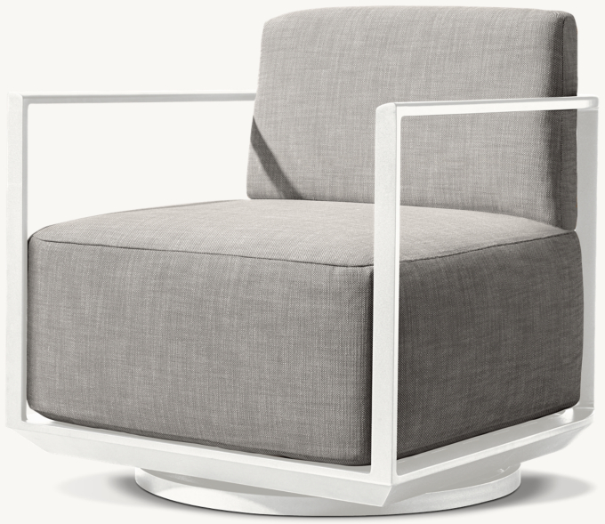 Málaga Aluminum Swivel Lounge Chair 
