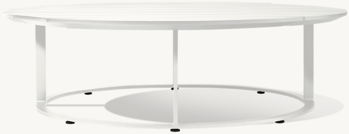 Málaga Aluminum Round Coffee Table