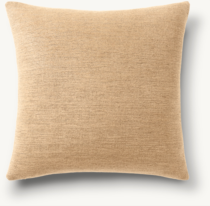 Overhead view of Ria Solid Outdoor Pillow Cover - Square 