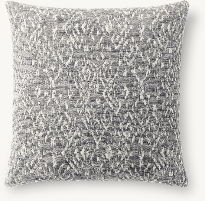 Vue en Hauteur - Ria - Housse de Coussin D'Extérieur à Gros Imprimés Losanges - Carrée - Brouillard
