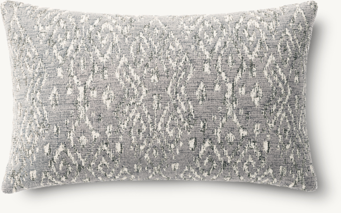 Ria Bold Diamond Print Outdoor Pillow Cover - Lumbar