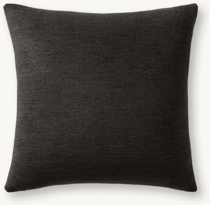 Overhead view of Ria Solid Outdoor Pillow Cover - Square 