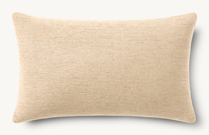 Ria Solid Outdoor Pillow Cover - Lumbar