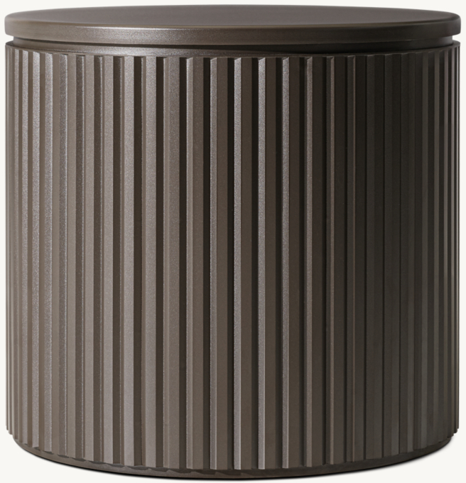 Byron Aluminum Side Table