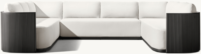 Byron Aluminum Customizable Sectional