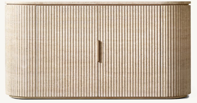Shown in Italian Classico Travertine.