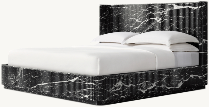Byron Reeded Stone Shelter Bed
