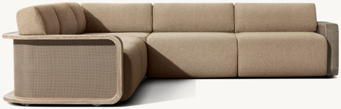 Santiago Teak Customizable Sectional