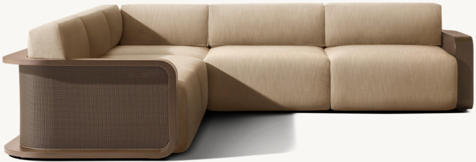 Santiago Aluminum Customizable Sectional