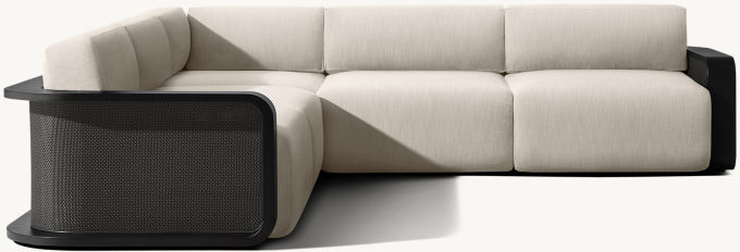 Santiago Aluminum Customizable Sectional