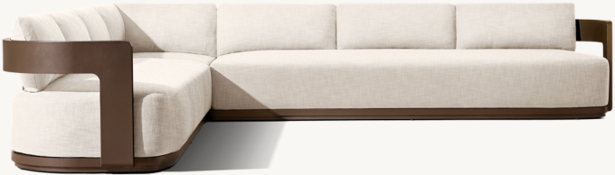 Bronte Aluminum Customizable Sectional