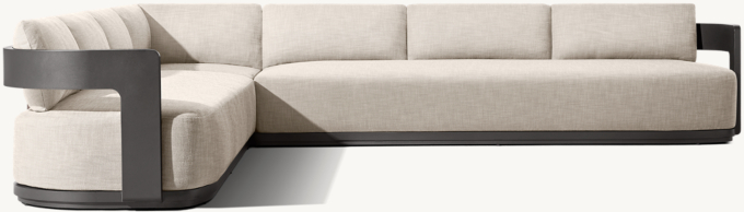 Bronte Aluminum Customizable Sectional