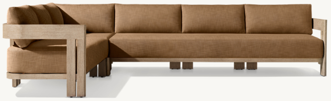 Matira Teak Left-Arm L-Sectional 