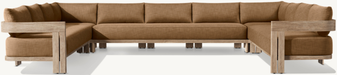 Matira Teak Customizable Sectional