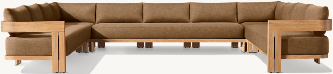 Matira Teak Customizable Sectional