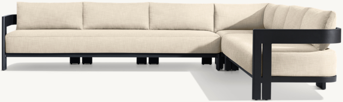 Matira Aluminum Right-Arm L-Sectional 