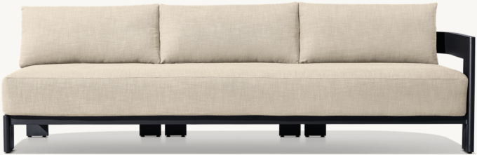 Matira Aluminum Three-Seat Right-Arm Sofa 