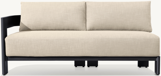 Matira Aluminum Two-Seat Left-Arm Sofa 