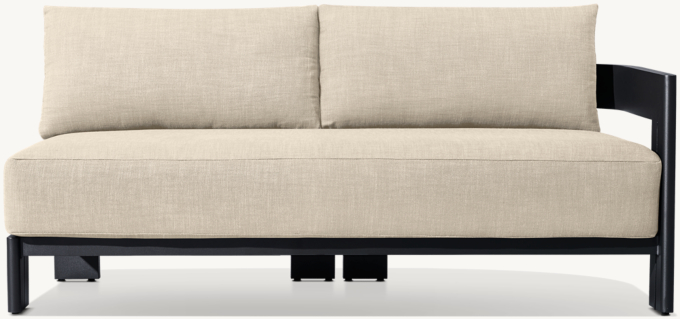 Matira Aluminum Two-Seat Right-Arm Sofa 