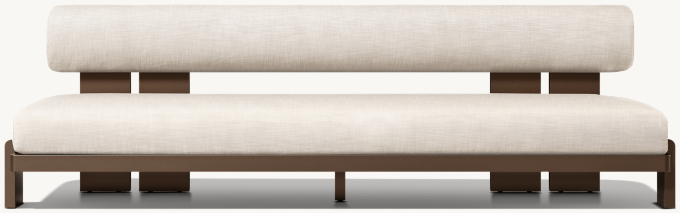 Vigo Aluminum Sofa 