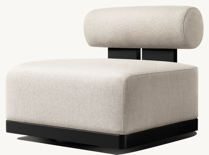 Vigo Aluminum Swivel Lounge Chair 