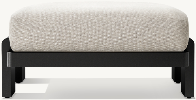 Vigo Aluminum Ottoman 