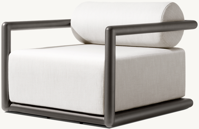 Palma Aluminum Swivel Lounge Chair 