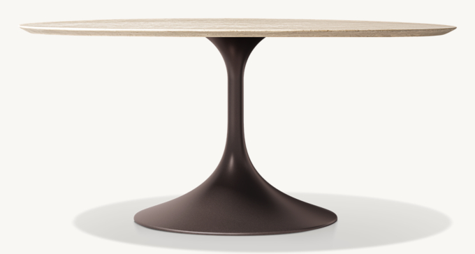 Aero Stone Outdoor Round Dining Table 