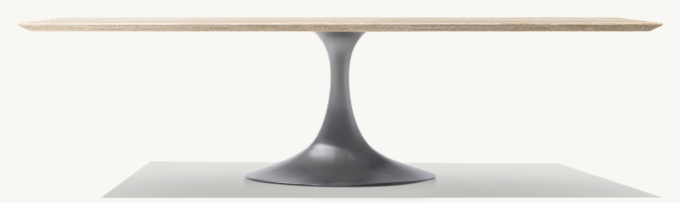 Aero Stone Outdoor Rectangular Dining Table 