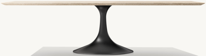 Aero Stone Outdoor Rectangular Dining Table 
