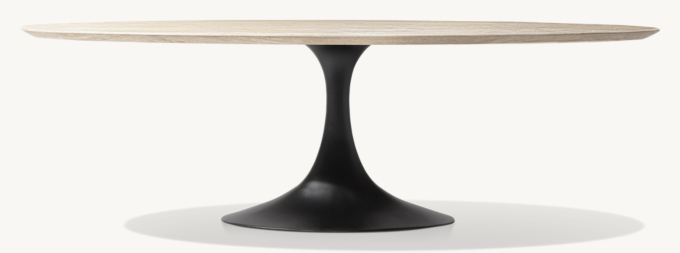 Aero Stone Outdoor Oval Dining Table 