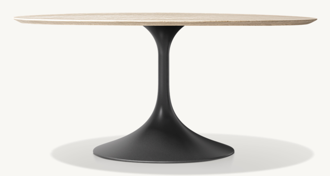 Aero Stone Outdoor Round Dining Table 